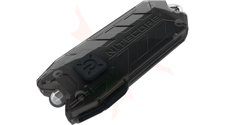 NITECORE Tube V2.0 Rechargeable Keychain LED Flashlight, Black, 55 Max Lumens