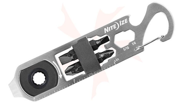 Nite Ize Doohickey Ratcheting Keychain Multi-Tool, Stainless