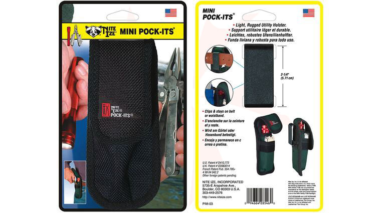 Nite Ize Mini Pock-Its Utility Holster, Black (PIM-03-01)