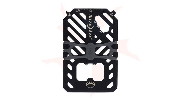Nite Ize Financial Tool Multi-Tool Wallet, Money Clip, Black