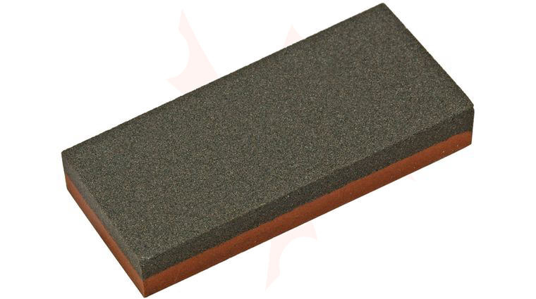 Norton India Aluminum Oxide Combination Grit Coarse/Fine Benchstone 4 inch x 1.75 inch x 0.625 inch