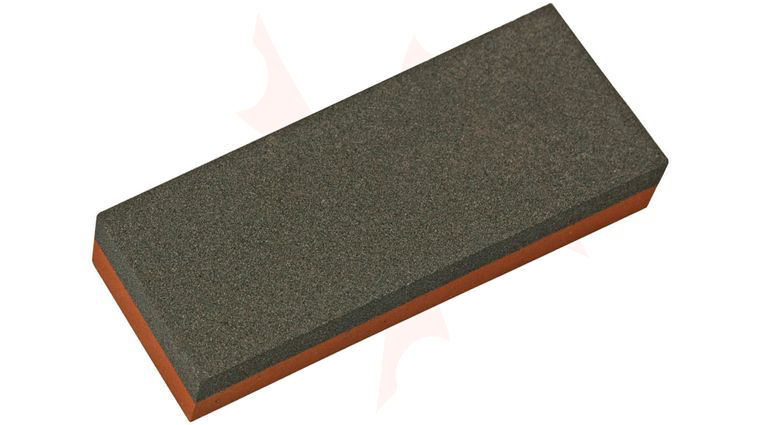 Norton India Aluminum Oxide Combination Grit Coarse/Fine Benchstone 5 inch x 2 inch x 0.75 inch