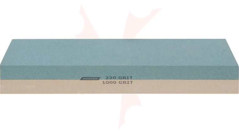 Norton Japanese-Style Combination Waterstone 220/1000 Grit, Blue Plastic Storage Box
