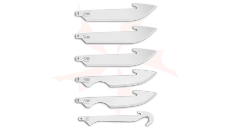 Outdoor Edge 3 inch RazorSafe Combo Pack of 6 Replacement Blades