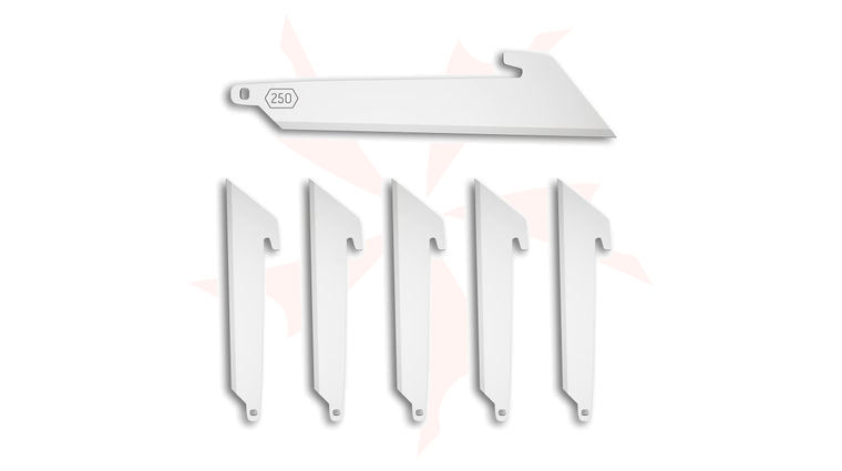 Outdoor Edge 2.5 inch RazorSafe Pack of 6 Replacement Utility Blades