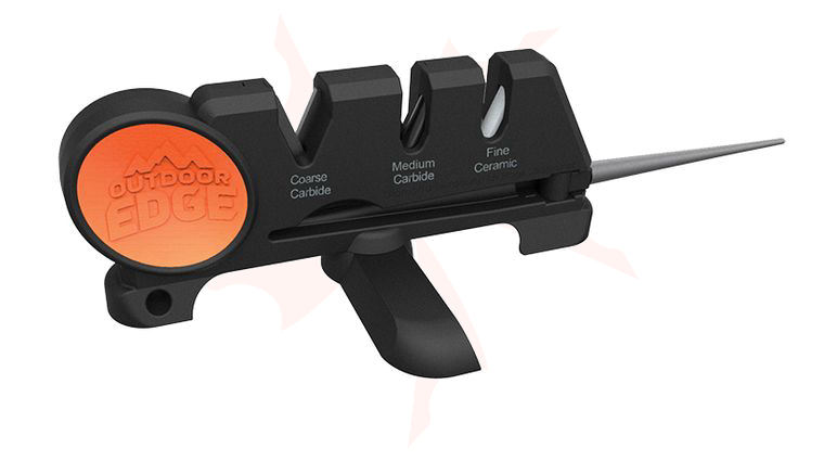 Outdoor Edge Edge-X Pro Pivoting X-Base Ceramic/Carbide Sharpener