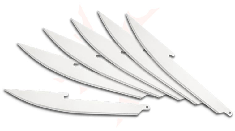 Outdoor Edge 5.0 inch RazorSafe Series Boning/Fillet Replacement Blades, Pack of 6