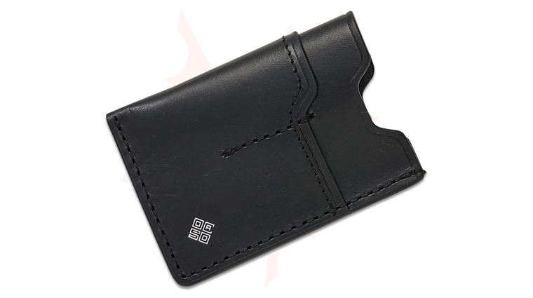 Ocaso Knives 85WAL Leather EDC Wallet with Money Clip - Black