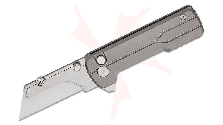 Oknife U1 Ultra Folding Utility Knife 2.36 inch Zirconium Oxide Ceramic Razor Blade, Titanium Handles