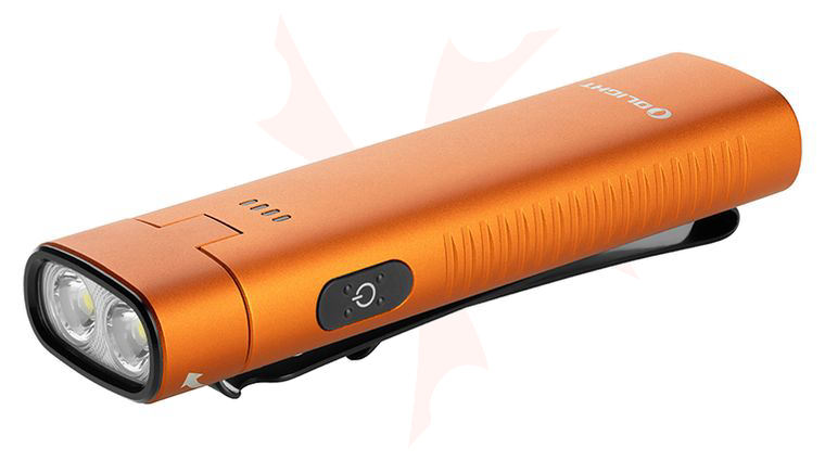 Olight Arkflex Rechargeable LED Right-Angle Flashlight, Orange