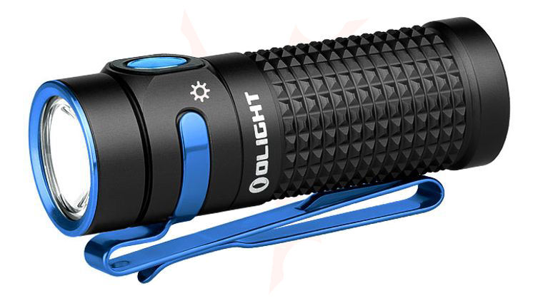 Olight Baton 4 Rechargeable LED Flashlight, Black, 1300 Max Lumens