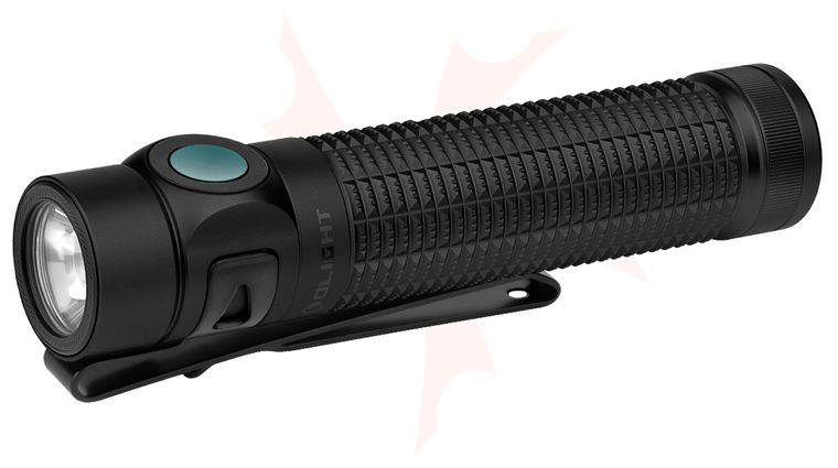 Olight Baton 4 Pro Rechargeable LED Flashlight, Matte Black, 1600 Max Lumens