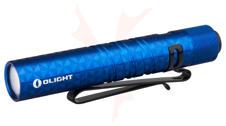 Olight i3T 2 EOS Slim LED Flashlight, Pinwheel Blue, 200 Max