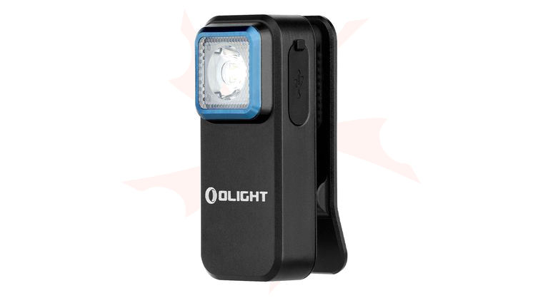 Olight Oclip Clip Light, Black, 300 Max Lumens