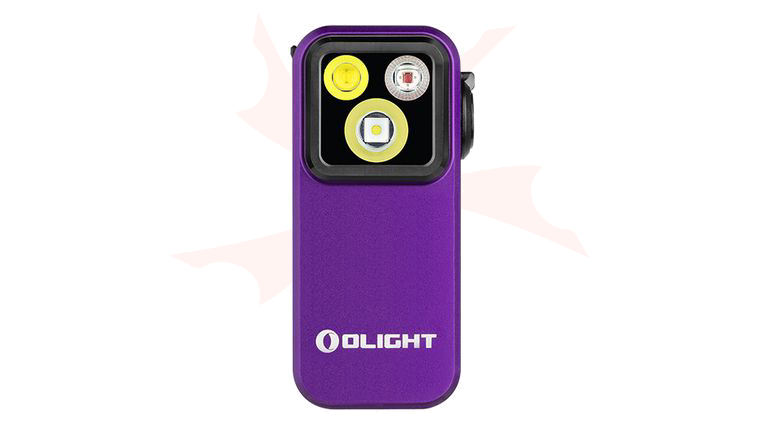 Olight Oclip Pro Clip Light, Purple, 500 Max Lumens