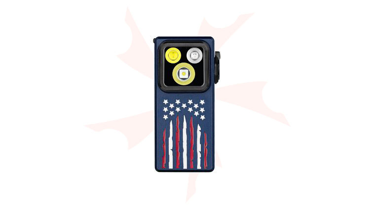 OLIGHT(オーライト) i1r2 Pro : Stars & Stripes Olight i1R 2 Pro - Rechargeable Keychain Flashlight | Stars