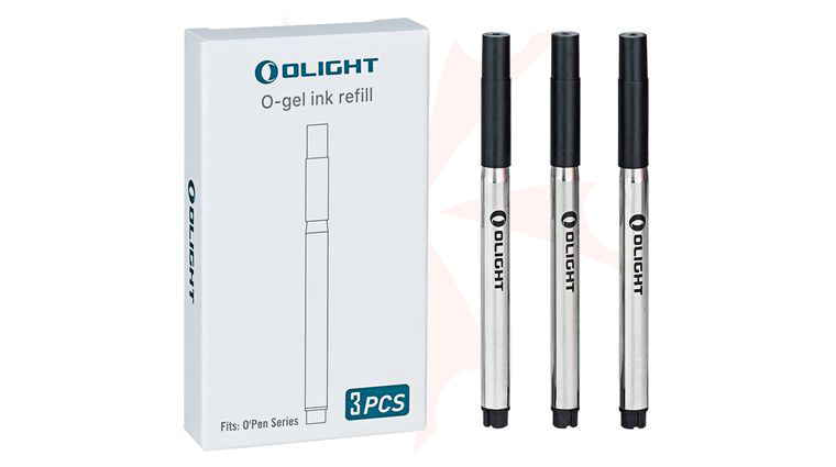 Olight O-Gel Ink Refill for O'Pen Pens, Pack of 3