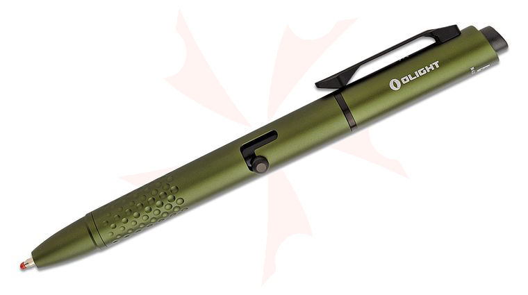 Olight O'Pen Glow Pen with Integrated LED Flashlight and Charging Base, OD Green, 120 Max Lumens