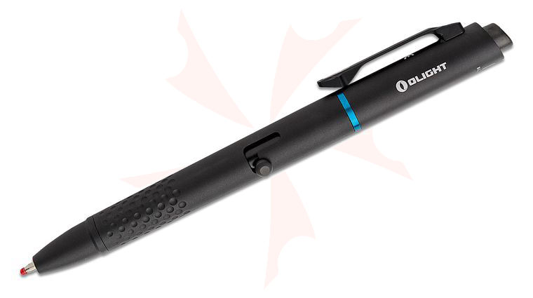 Olight O'Pen Glow Pen with Integrated LED Flashlight and Charging Base, Black, 120 Max Lumens