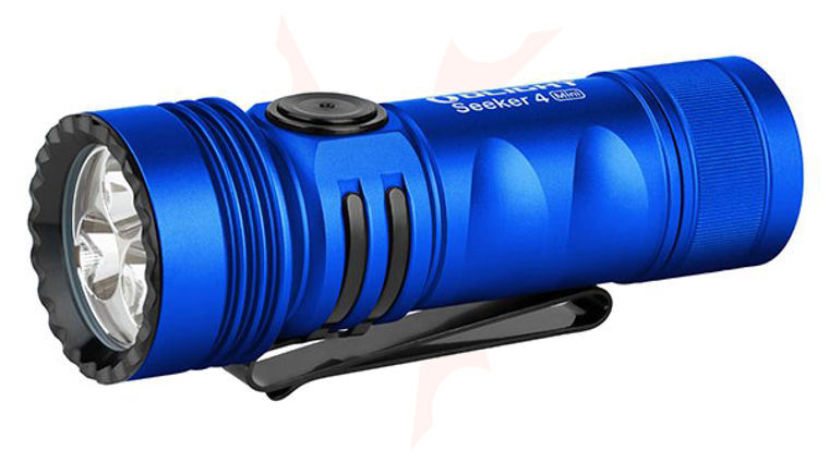 ⭐️新品未開封⭐️Olight Seeker 4 Mini ブルー　CW(昼光色) Olight Seeker 4 Mini Rechargeable Cool White LED Flashlight