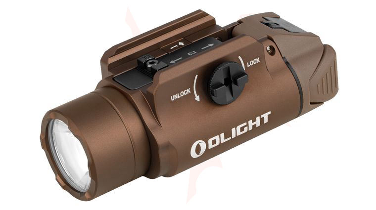 Olight Valkyrie PL-3S LED Weaponlight, 1000 Max Lumens, Desert Tan
