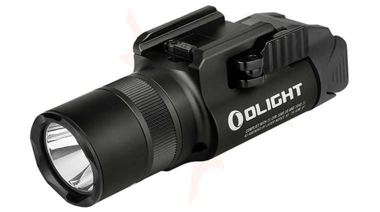 Olight Baldr Pro R Rechargeable LED Weaponlight, Black, 1350