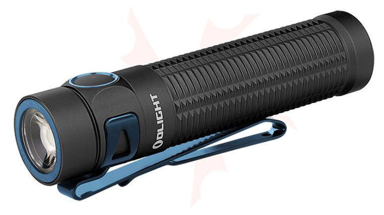 Olight Baton 3 Pro Rechargeable LED Flashlight, Black, Cool