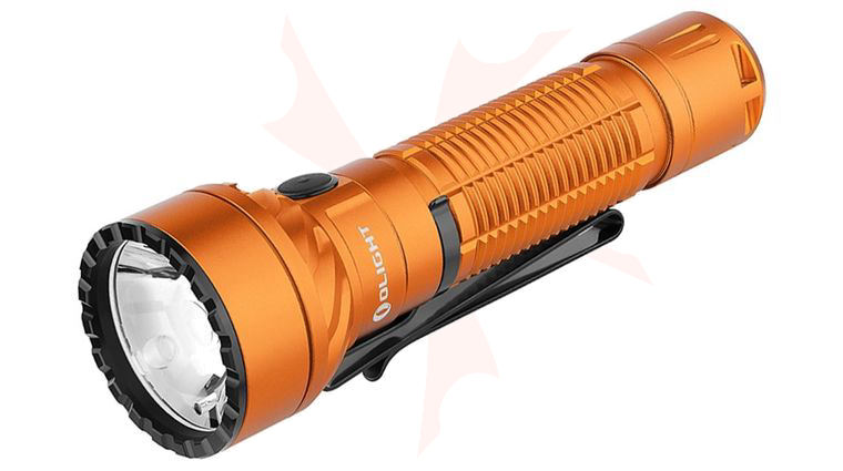 Olight Freyr Limited Edition Tactical RGB LED Flashlight, Orange