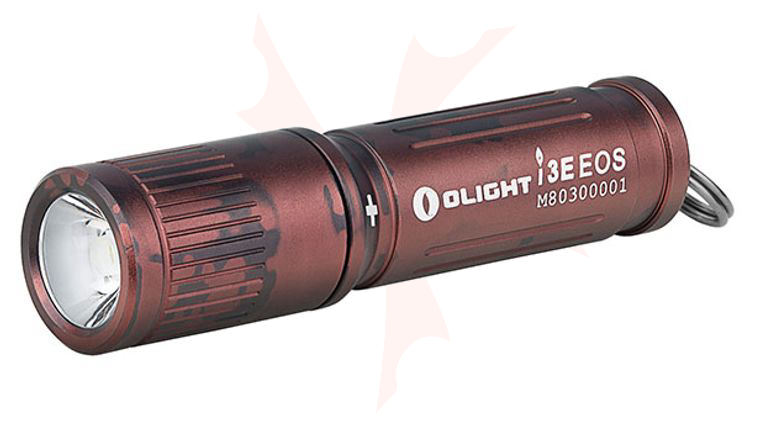 Olight I3E EOS Torcia Portachiavi EDC Antico Bronzo, 90 Lumen, LED, Impermeabile, Con Batteria AAA