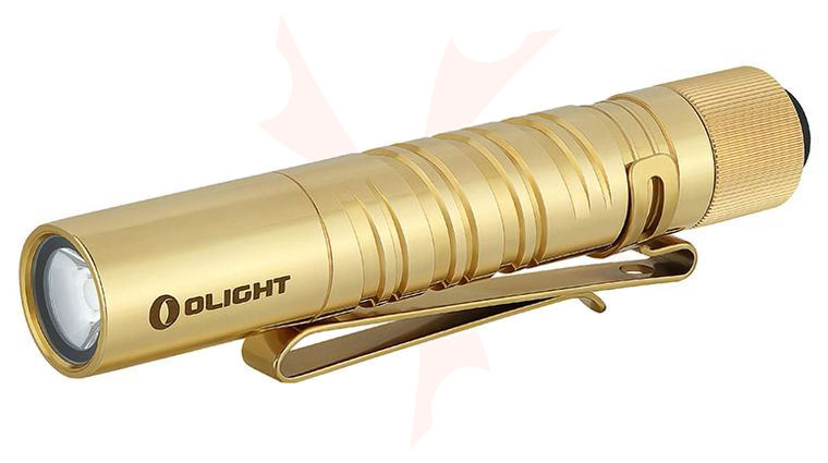 Olight i3T EOS Brass Keychain LED Flashlight, 180 Max Lumens (1 x