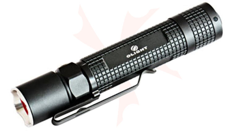 m1o olight flashlight Olight M18 Maverick LED Flashlight and Tactical Kit, 500 Max Lumens -  KnifeCenter - OLIGHT-M18-TK