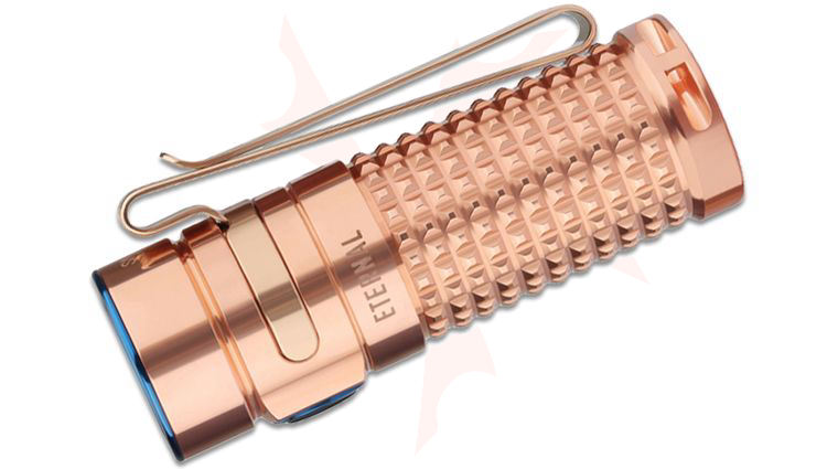 Olight S1R II Eternal Copper Limited Edition Rechargeable Baton Cree XM-L2 CW LED Flashlight, 1000 Max Lumens
