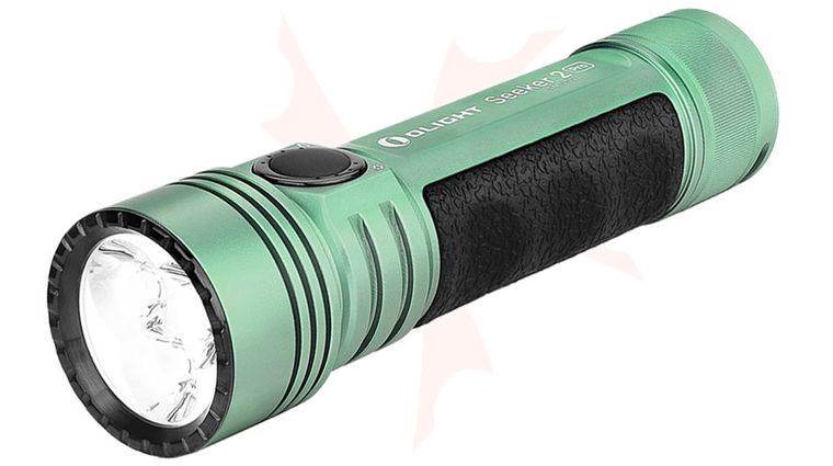 Olight Seeker 2 Pro L-Dock Rechargeable On-the-Go LED Flashlight, Mint Green, 3200 Max Lumens