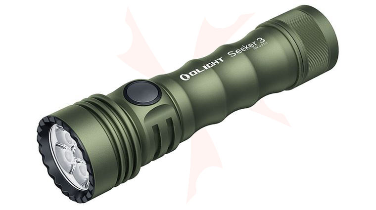 Olight Seeker 3 Limited Edition MCC Rechargeable LED Flashlight, OD Green, 3500 Max Lumens