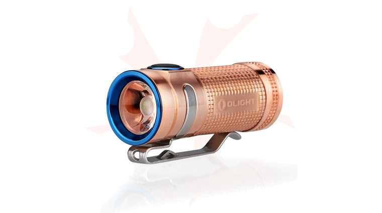Olight S Mini Cu Limited Edition Baton LED Flashlight, Raw Copper, 550 Max Lumens