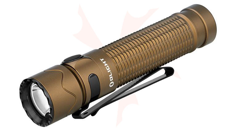 Olight オーライトWarrior Mini 2 Brass 真鍮 限定版 Olight Warrior Mini 2 Rechargeable LED Tactical Flashlight, Desert
