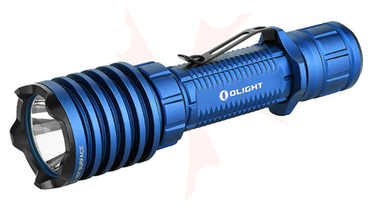 Olight Limited Edition Warrior X Pro Tactical LED Flashlight, Blue