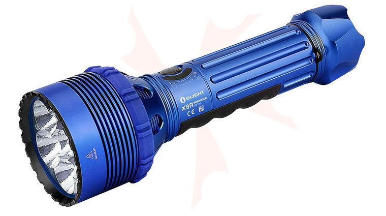 Olight X9R Marauder Variable-Output Rechargeable LED Flashlight