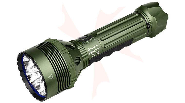 Olight X9R Marauder Variable-Output Rechargeable LED Flashlight