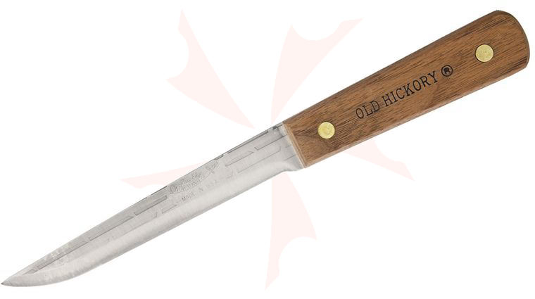 Old Hickory Boning Knife 6 inch Carbon Steel Blade Wood Handle USA Made