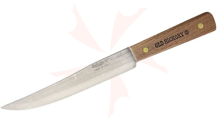 Old Hickory Slicing Knife 8 inch Carbon Steel Blade