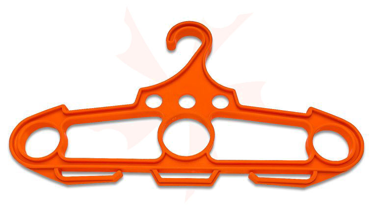 Ontario Jericho Hanger, Orange Polypropylene, 150 Pound Weight Capacity