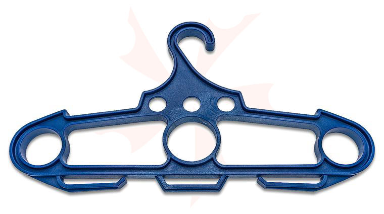 Ontario Jericho Hanger, Blue Polypropylene, 150 Pound Weight Capacity
