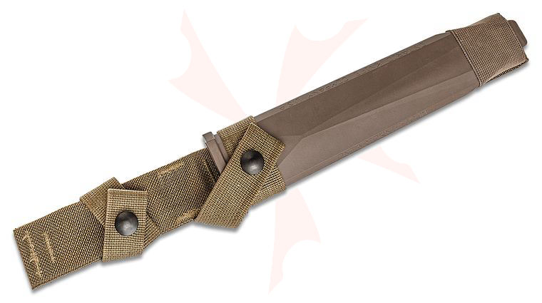 Ontario Sheath Fits OKC3S Bayonet, Khaki, Molded Zytel, MOLLE Compatible