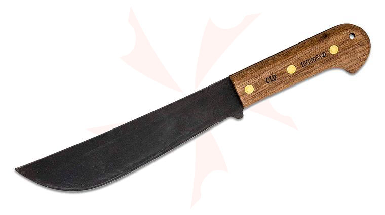 Old Hickory Outdoor Machete 9 inch High Carbon Steel Blade, Hardwood Handle, Leather Sheath