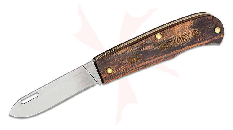 Old Hickory Outdoor Slipjoint Folding Knife 2.9 inch High Carbon Steel Blade, Hardwood Handles