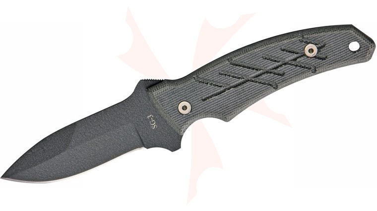 Ontario SG-3 Fortune Series Decima Tactical Fixed 3 inch Blade, Micarta Handles (8747)