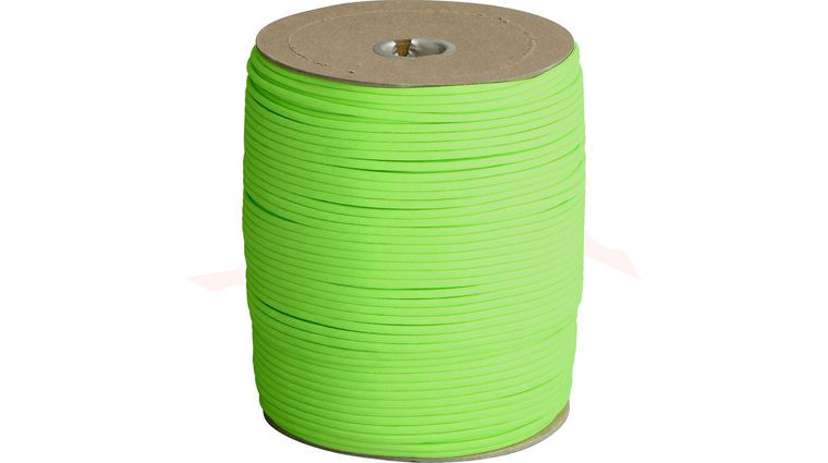 Atwood Rope 550 Paracord, Neon Green, 1000 Foot Spool
