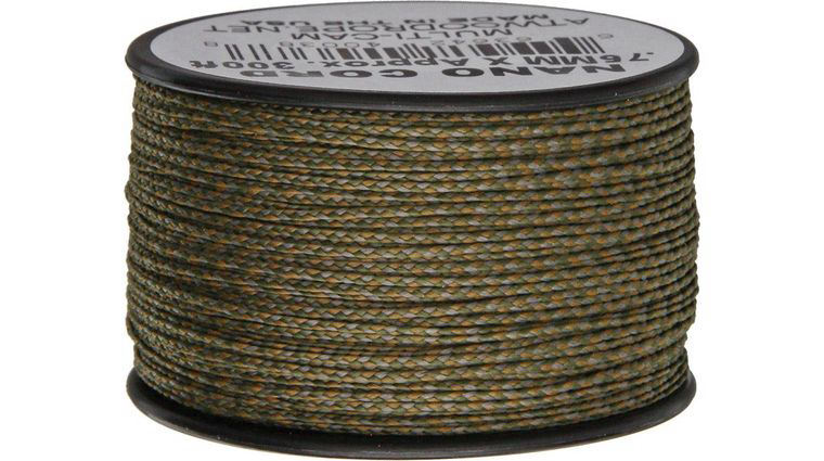 Atwood Rope Nano Cord, Camo, 300 Feet