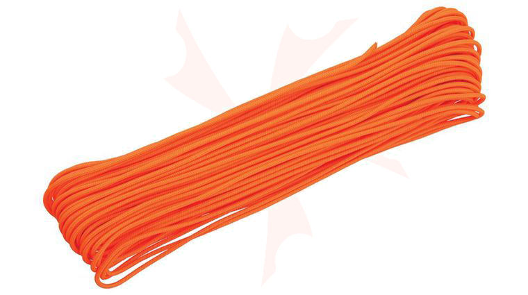 Atwood Rope 275 Paracord, Neon Orange, 100 Feet